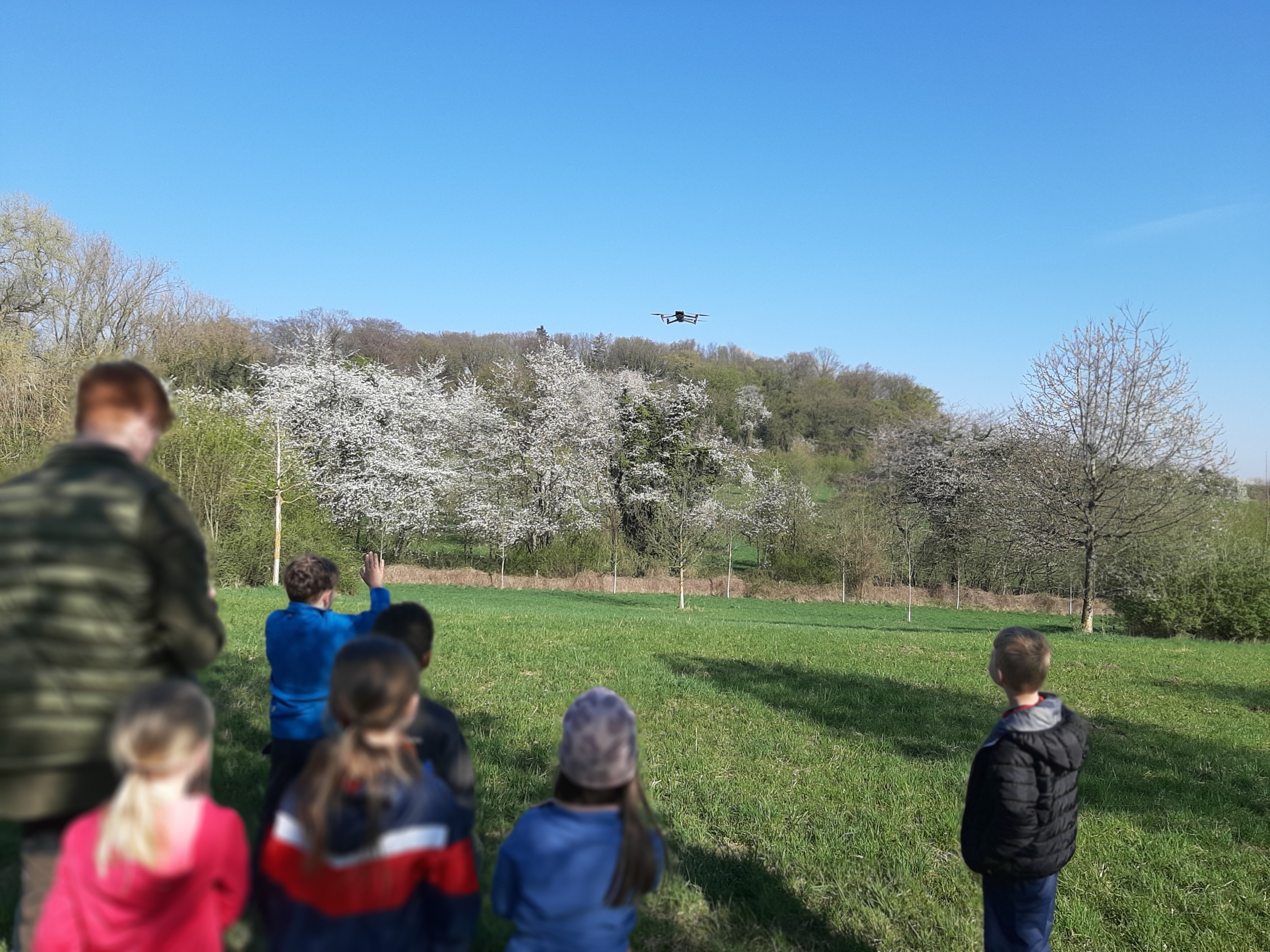 Lernort Natur Wildtierrettung mit der Wärmebilddrohne im Revier Brückrachdorf 