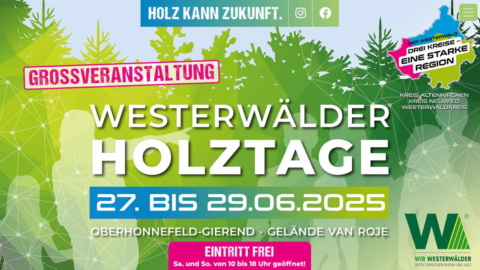 Beteiligung an den Westerwälder Holztagen