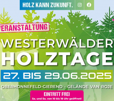 Beteiligung an den Westerwälder Holztagen